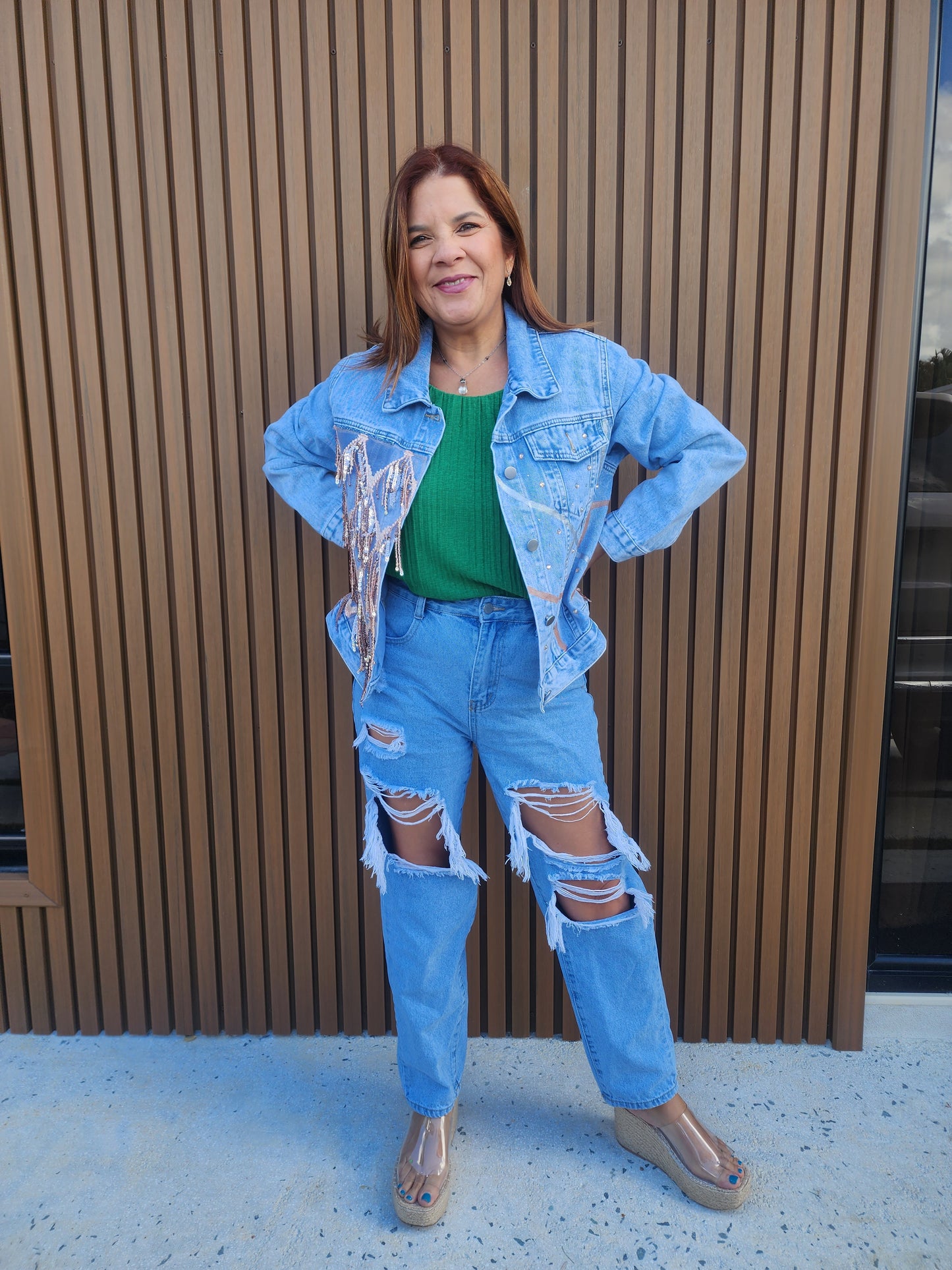 Rose Gold Shine Jacket