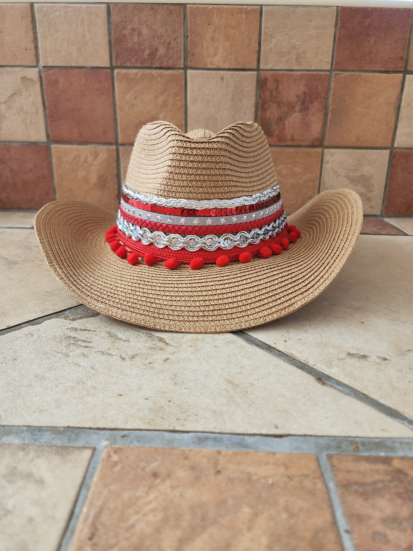 Sombrero Vaquero Rojo
